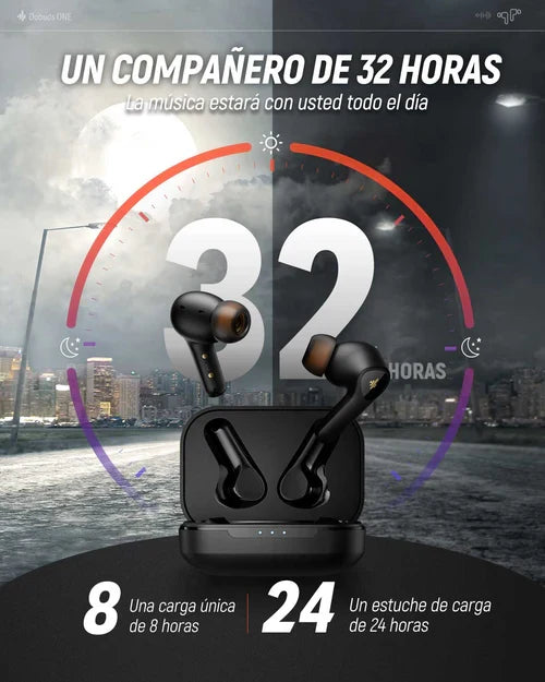 Audifono Inalambrico Negro Donner Ec6519