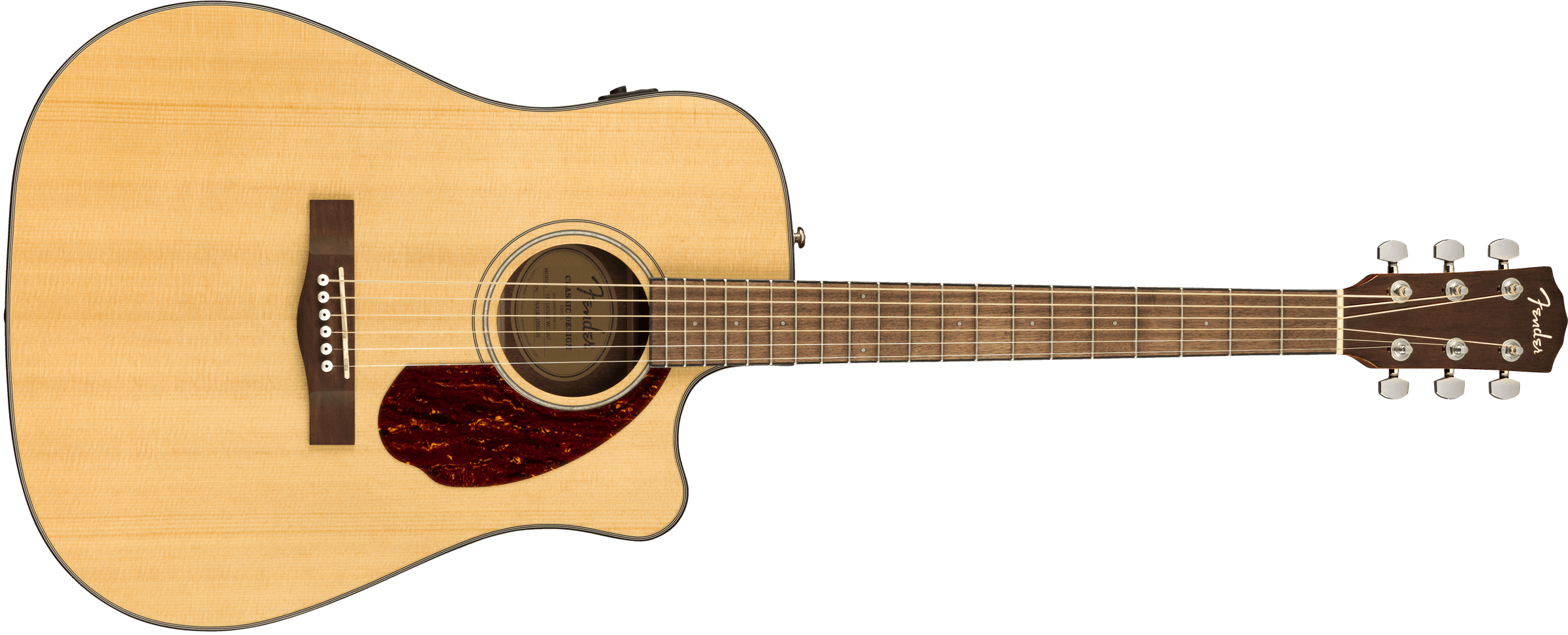 Guitarra electroacústica Fender CD-140SCE 0970213321 Natural con estuche