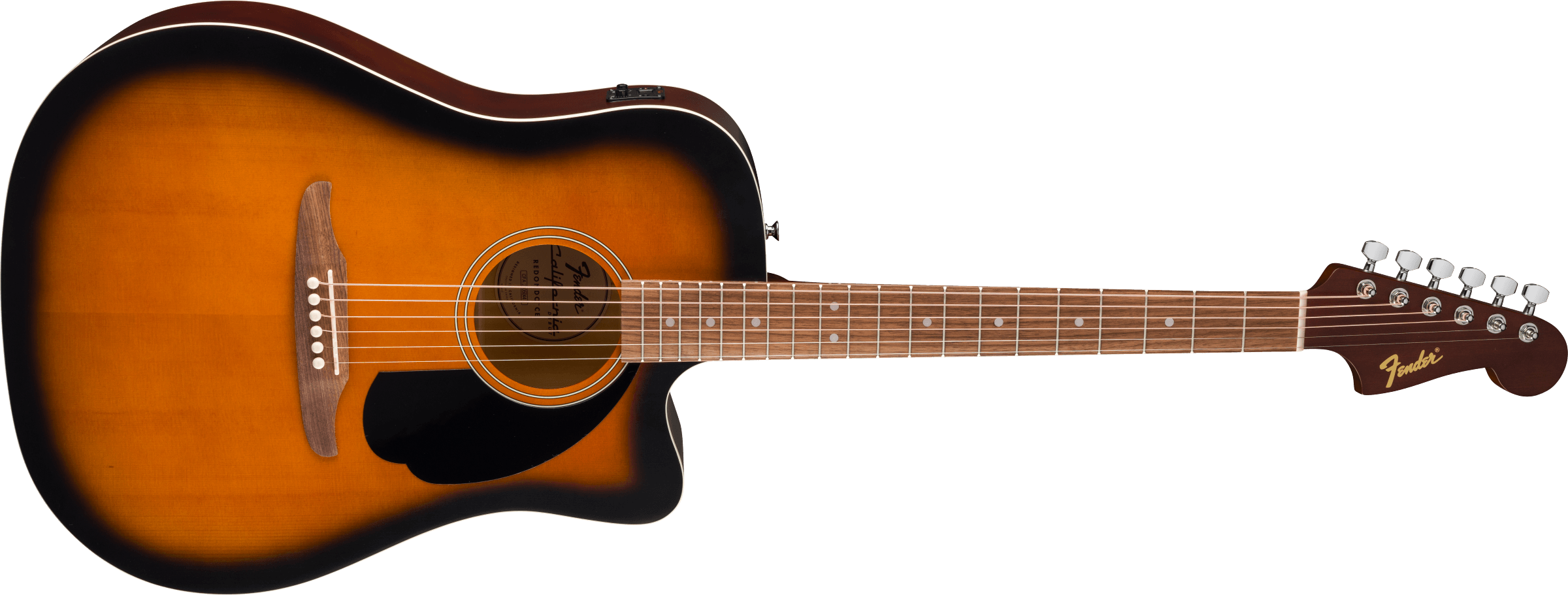 Guitarra electroacústica Fender California Debut Redondo 0974010503 Sunburst - vista 4