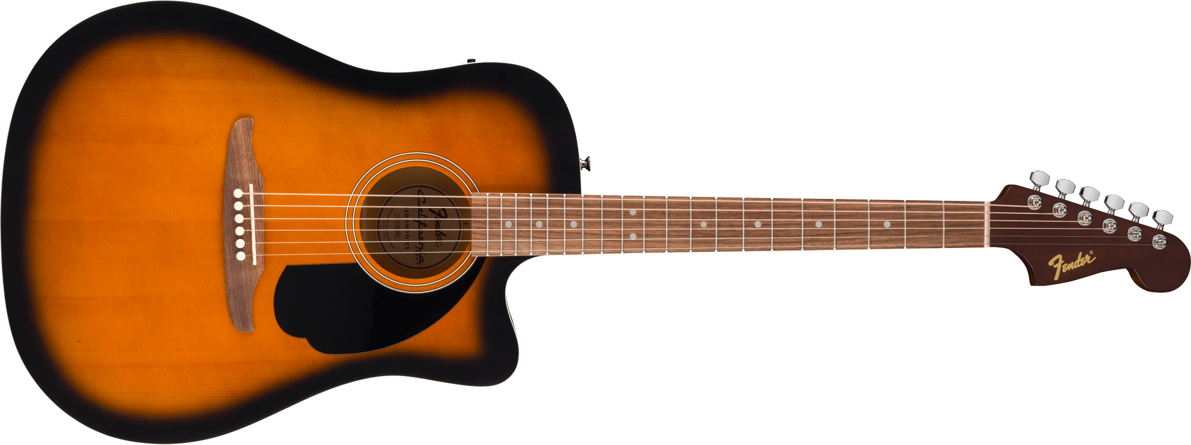 Guitarra electroacústica Fender California Debut Redondo 0974010503 Sunburst