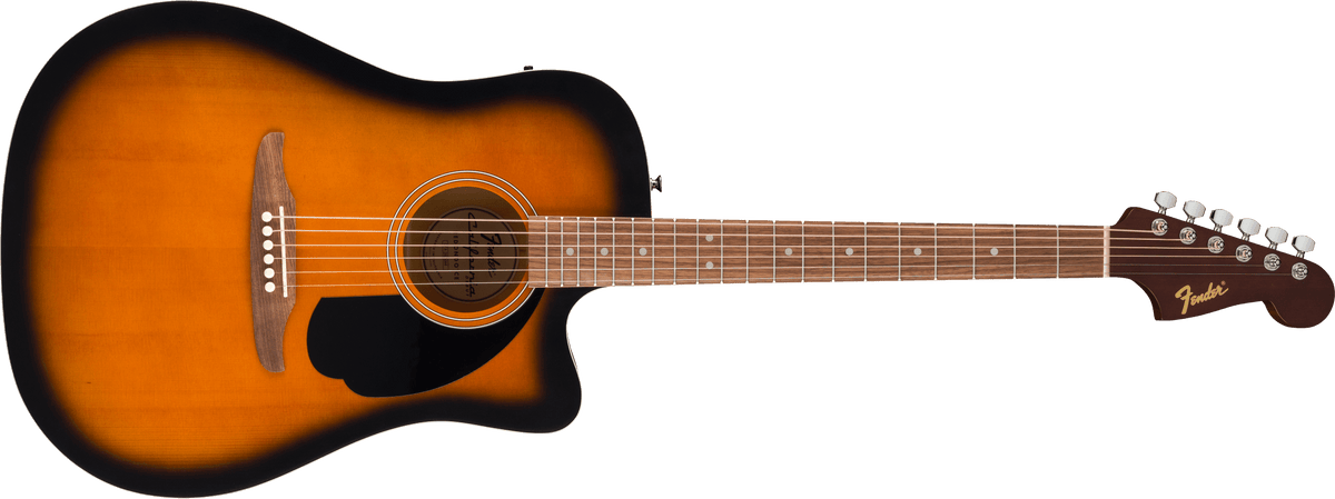 Guitarra electroacústica Fender California Debut Redondo 0974010503 Sunburst