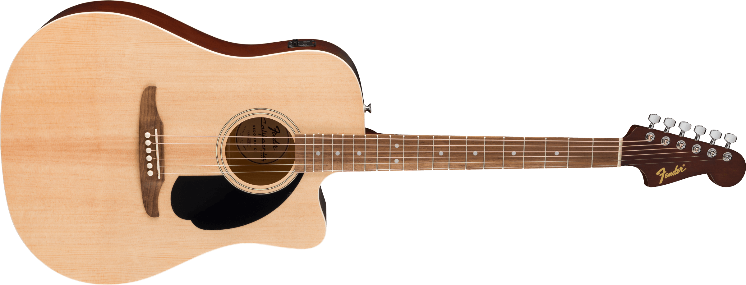 Guitarra electroacústica Fender California Debut Redondo 0974010521 Natural - vista 4