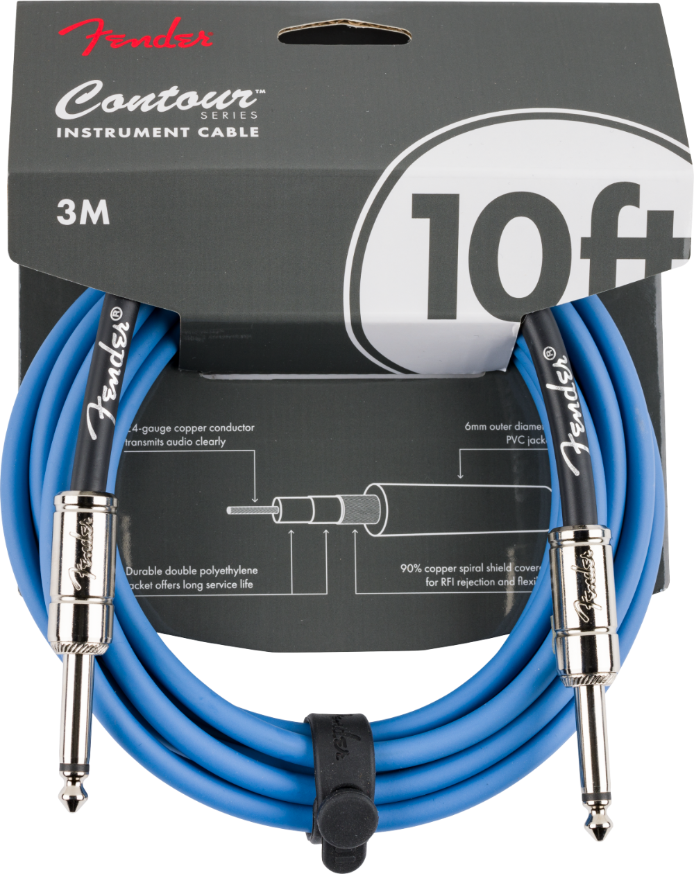 Cable Fender Contour 3 Metros Azul 0990571102