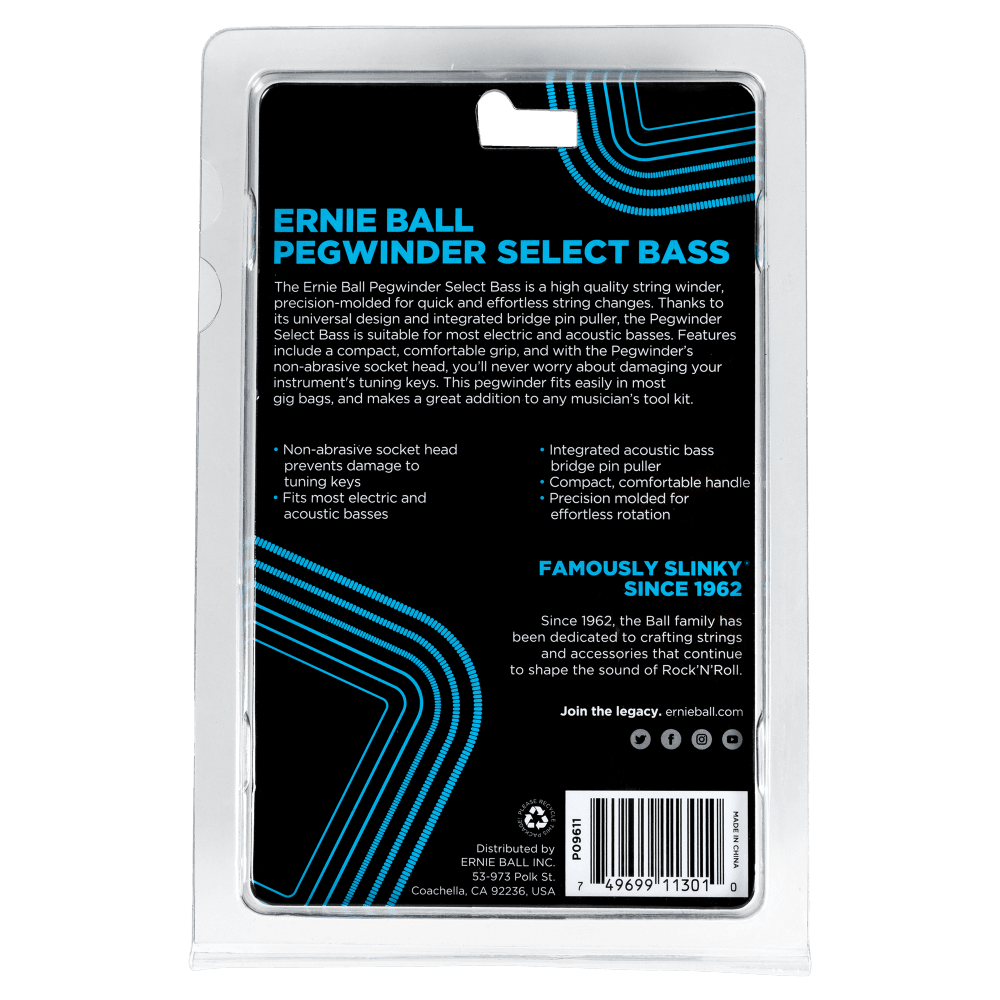 Enrollador Ernie Ball P09611 Bajo
