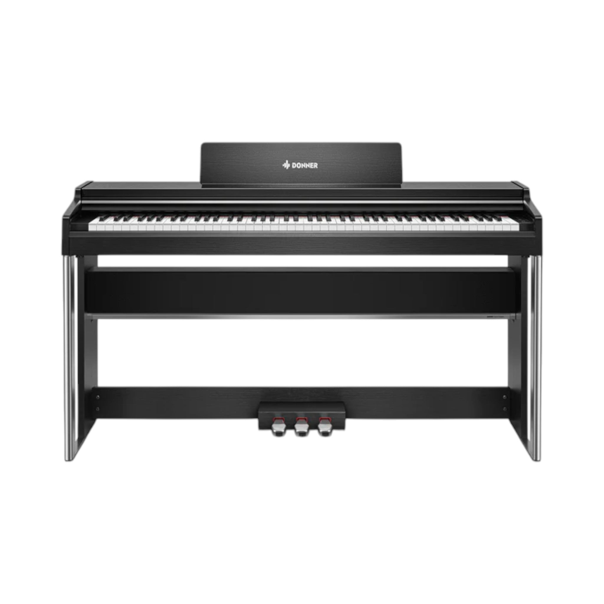 Piano Digital Donner Ec7045 Ddp-200Pro Bk 88 Teclas Negro