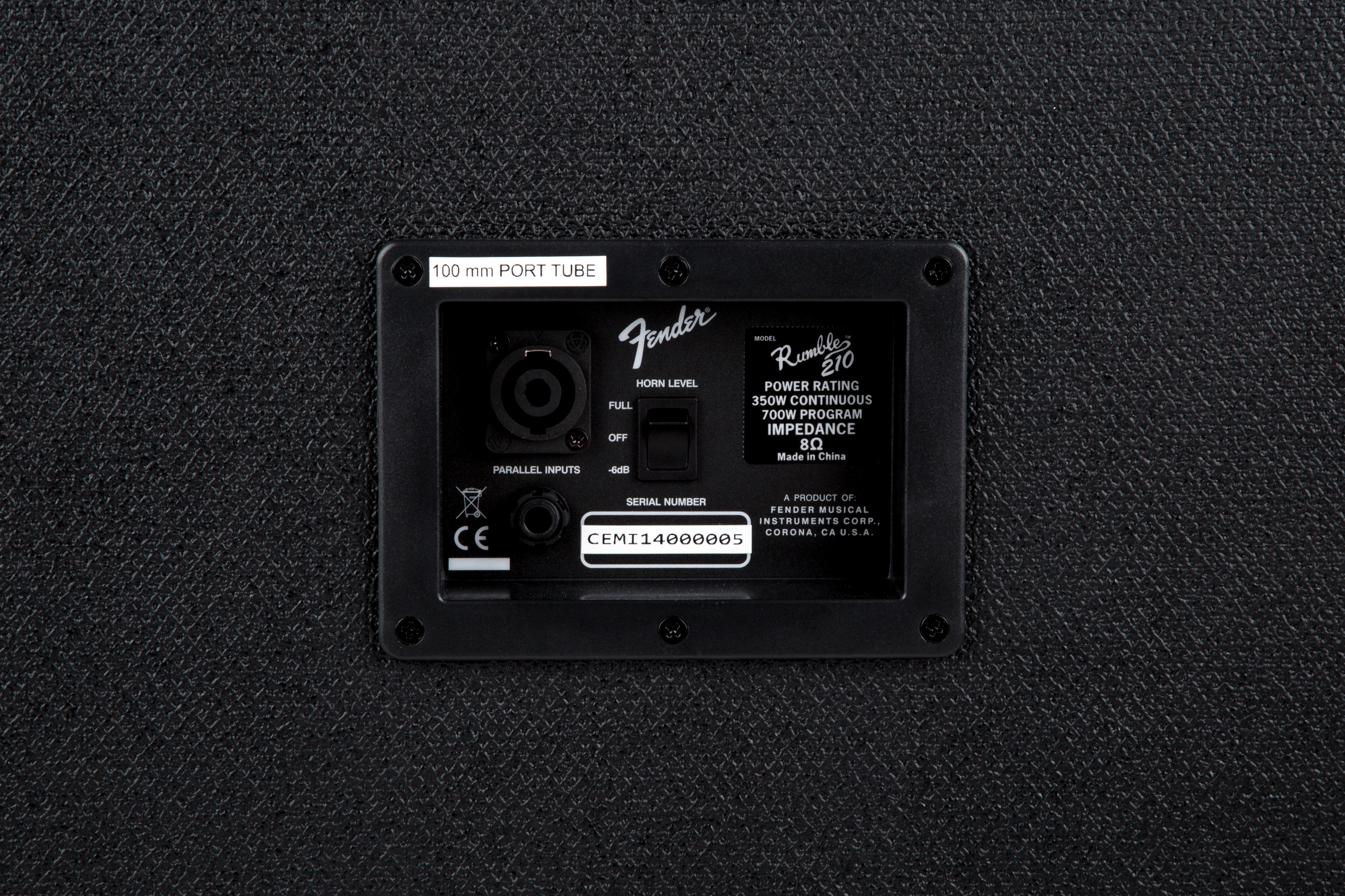 Cabina Fender Rumble 210 V3 2380100000 Para Bajo