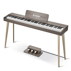 Piano Digital Donner Ec6786 Ddp-60 Classic Gray