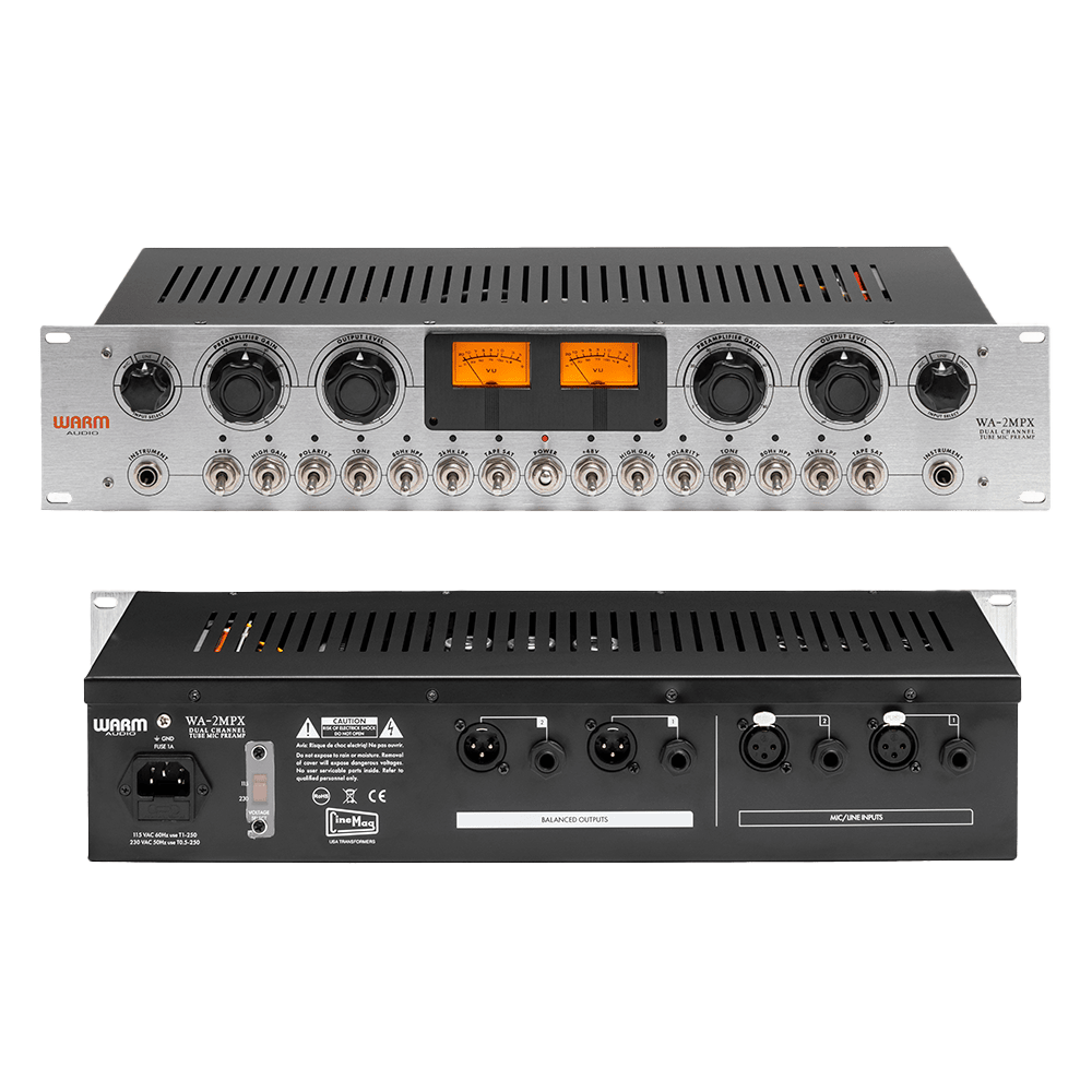 Preamplificador Warm Audio 2 Canal Wa-2mpx