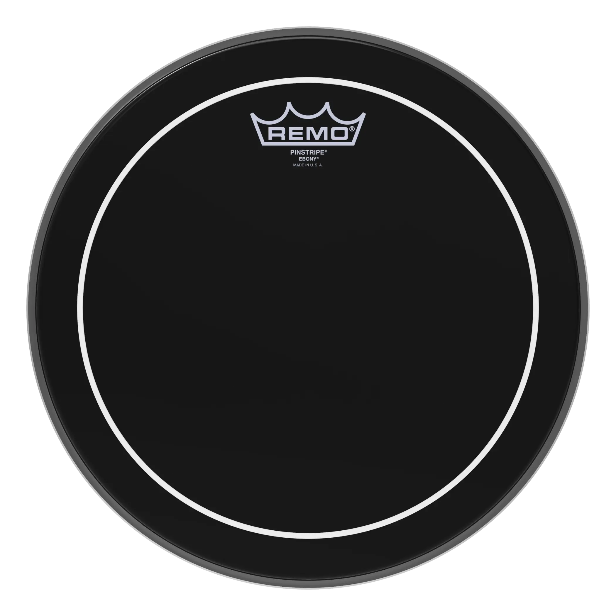 Parche Remo Pinstripe 16 Gota Aceite Negro Es-0616-ps