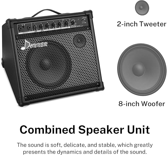 Amplificador Da-35 Para Bateria Electronica Donner Ec1292