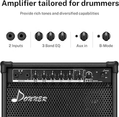 Amplificador Da-35 Para Bateria Electronica Donner Ec1292