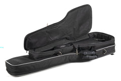 Estuche Gewa 215300 Doble Guitarra Y Bajo - Negro