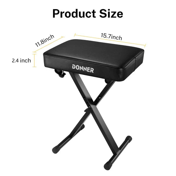 Silla Donner Ec2060 Piano Negra
