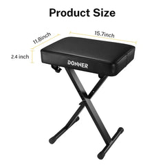 Silla Donner Ec2060 Piano Negra