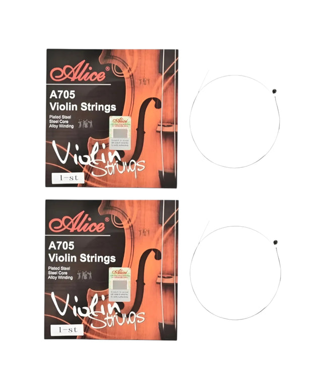 2 Cuerdas 1ras E Para Violin 3/4 Y 4/4 Alice A705-1