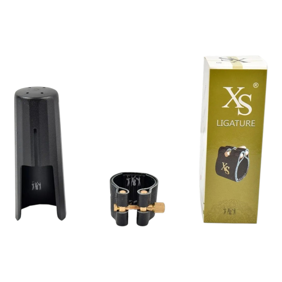 Abrazadera Boquilla Saxo Tenor Cuero Tapaboquilla Xs Glt71