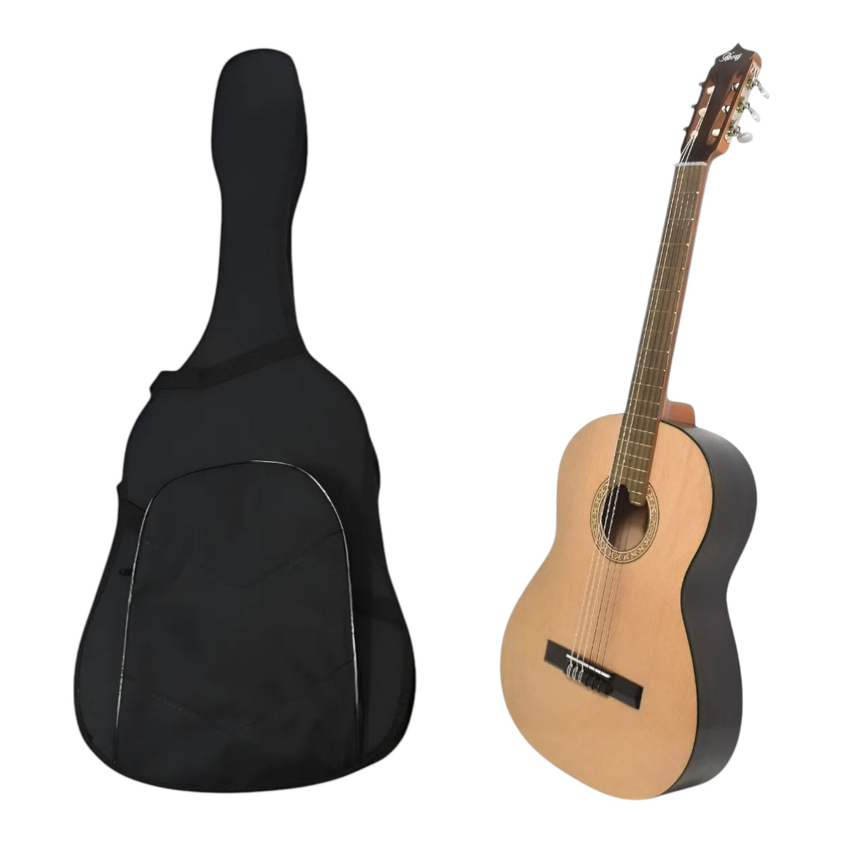 Guitarra Acustica En Pino Ciprés-cedro Cuerdas Nylon + Estuche