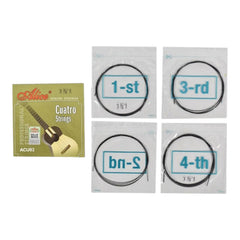 Encordado Set Cuerdas Cuatro Llanero Venezolano Alice Acu02