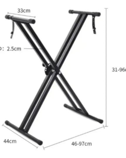 Base Piano O Atril Teclado Doble Xx