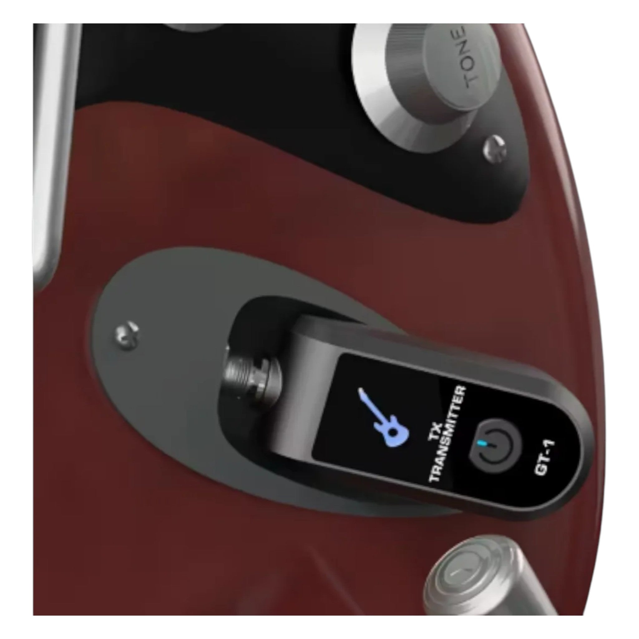 Sistema Transmisor Y Receptor Inalambrico Para Guitarra Bajo