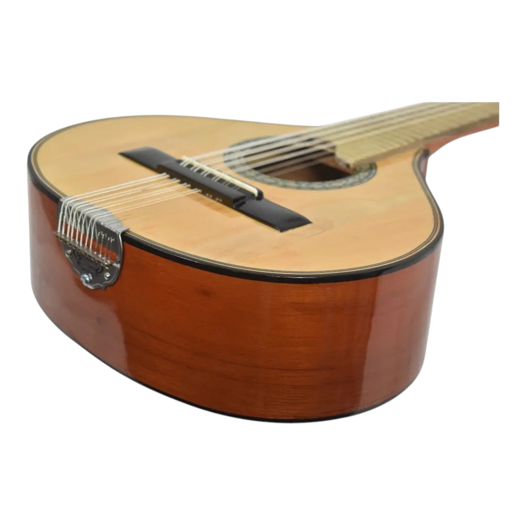 Bandola Andina 12 Cuerdas Pino Cipres La Clasica + Estuche