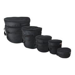 Set Estuches Bateria Acustica Lona + Estuche Platillos