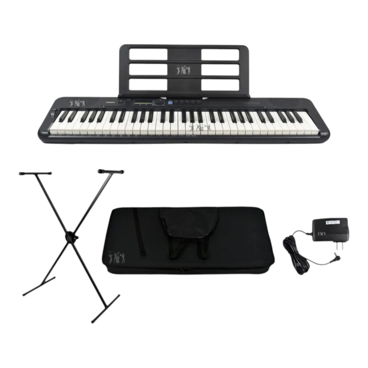 Teclado Casio Ct-s300 + Base + Estuche Semiduro + Adaptador