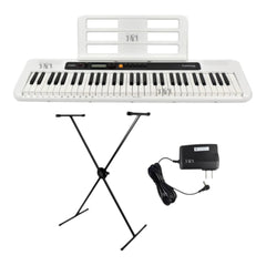 Teclado Casio Ct-s200 We + Base + Adaptador Organeta 110v