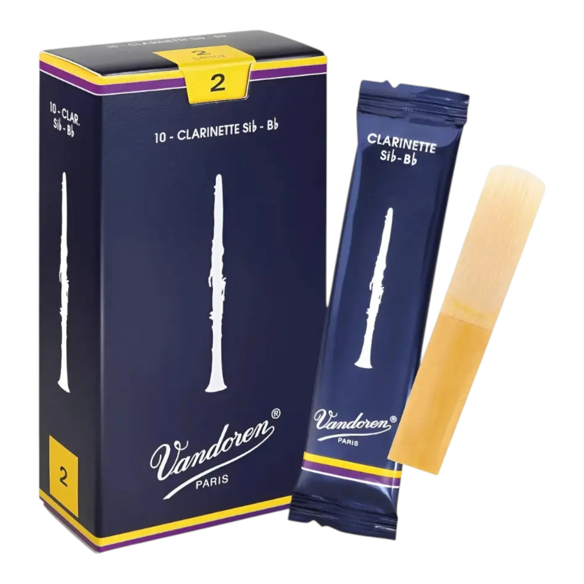 Caña Clarinete Bb # 2,0 Vandoren Cr102 Caja X 10