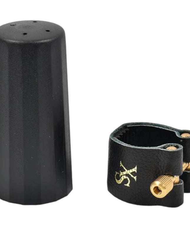 Abrazadera Boquilla Clarinete En Cuero Tapaboquilla Xs Glc73