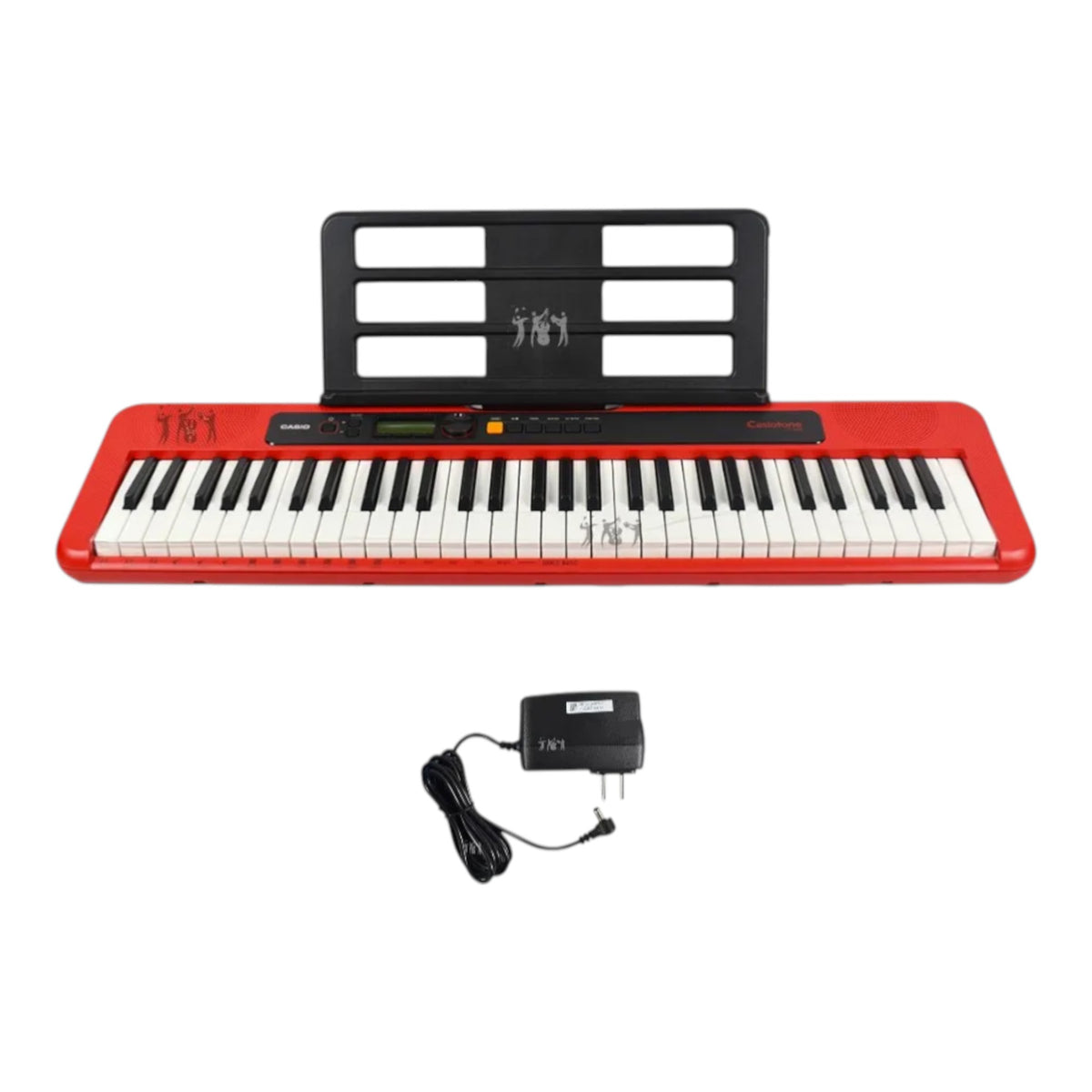 Teclado Casio Ct-s200 Rd + Adaptador Organeta 5 Octavas 9.5v