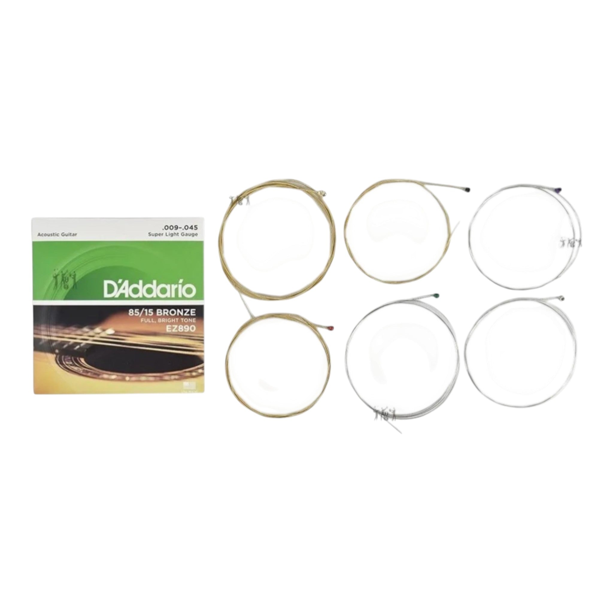 Encordado Guitarra Electroacustica Daddario Ez890 09-45