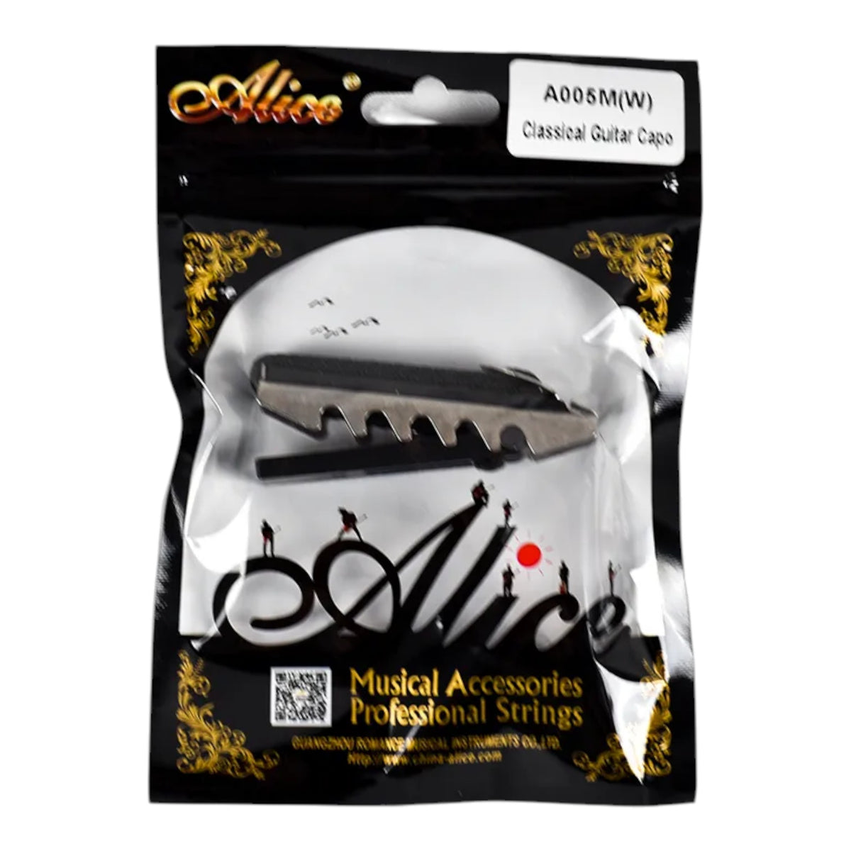 Capo Capotraste Cejilla Guitarra Alice A005m(w) Correa