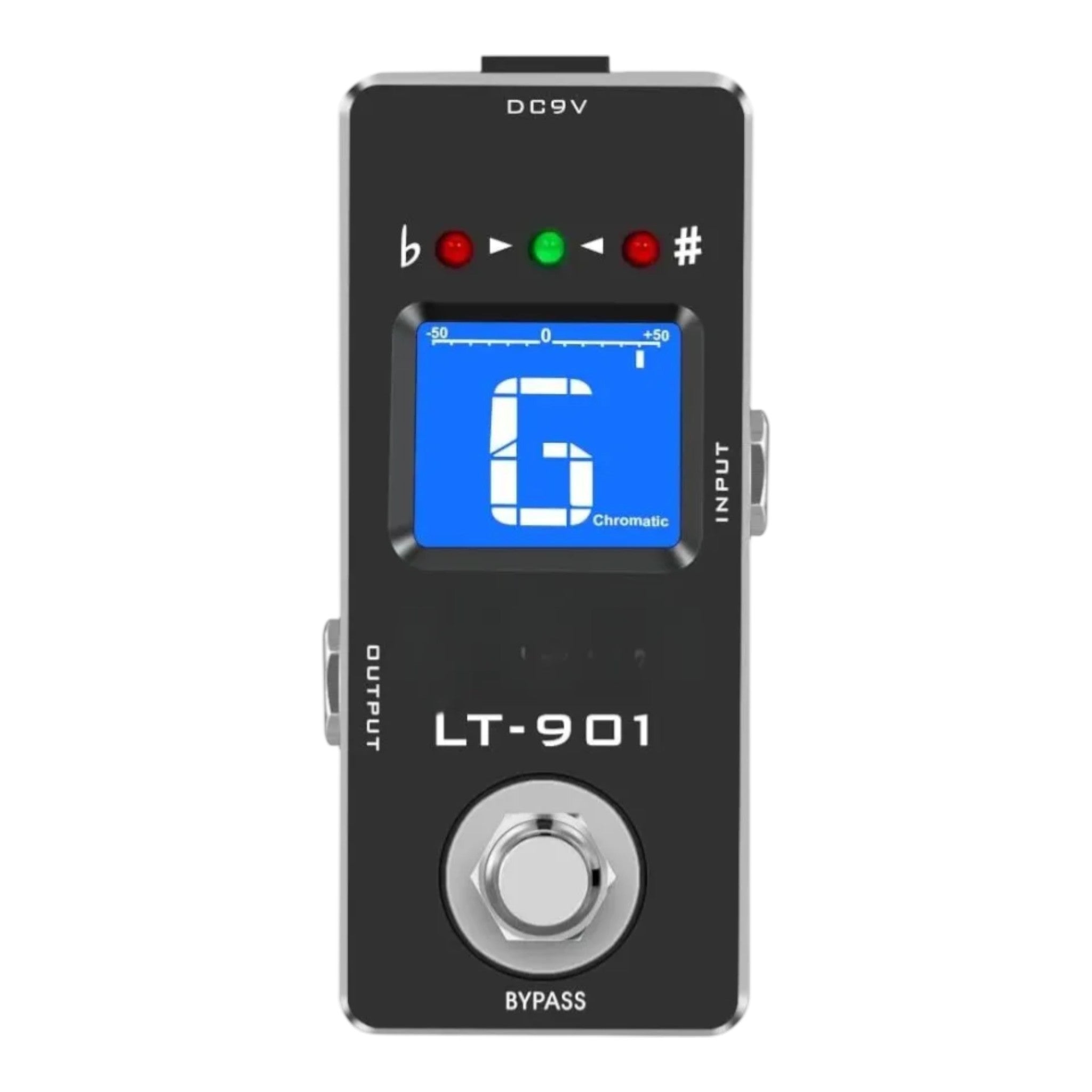 Pedal Afinador Cromatico Guitarra Tuner Sintonizador Lt-901