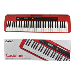 Teclado Casio Ct-s200 Rd + Adaptador Organeta 5 Octavas 9.5v