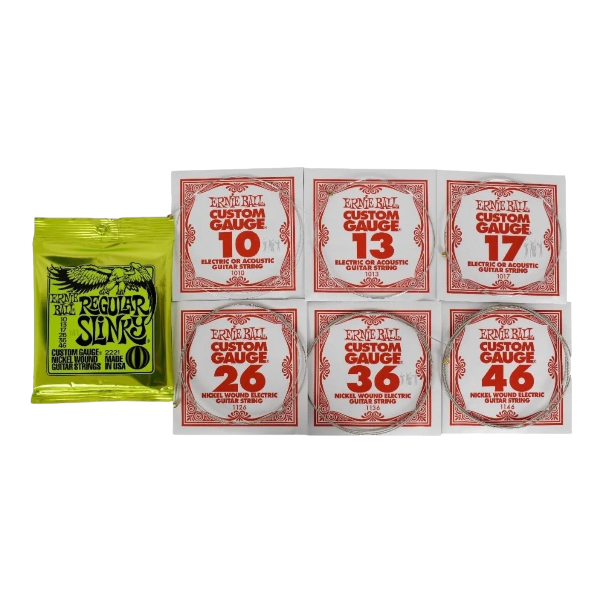 Encordado Guitarra Electrica Ernie Ball 2221 10-46