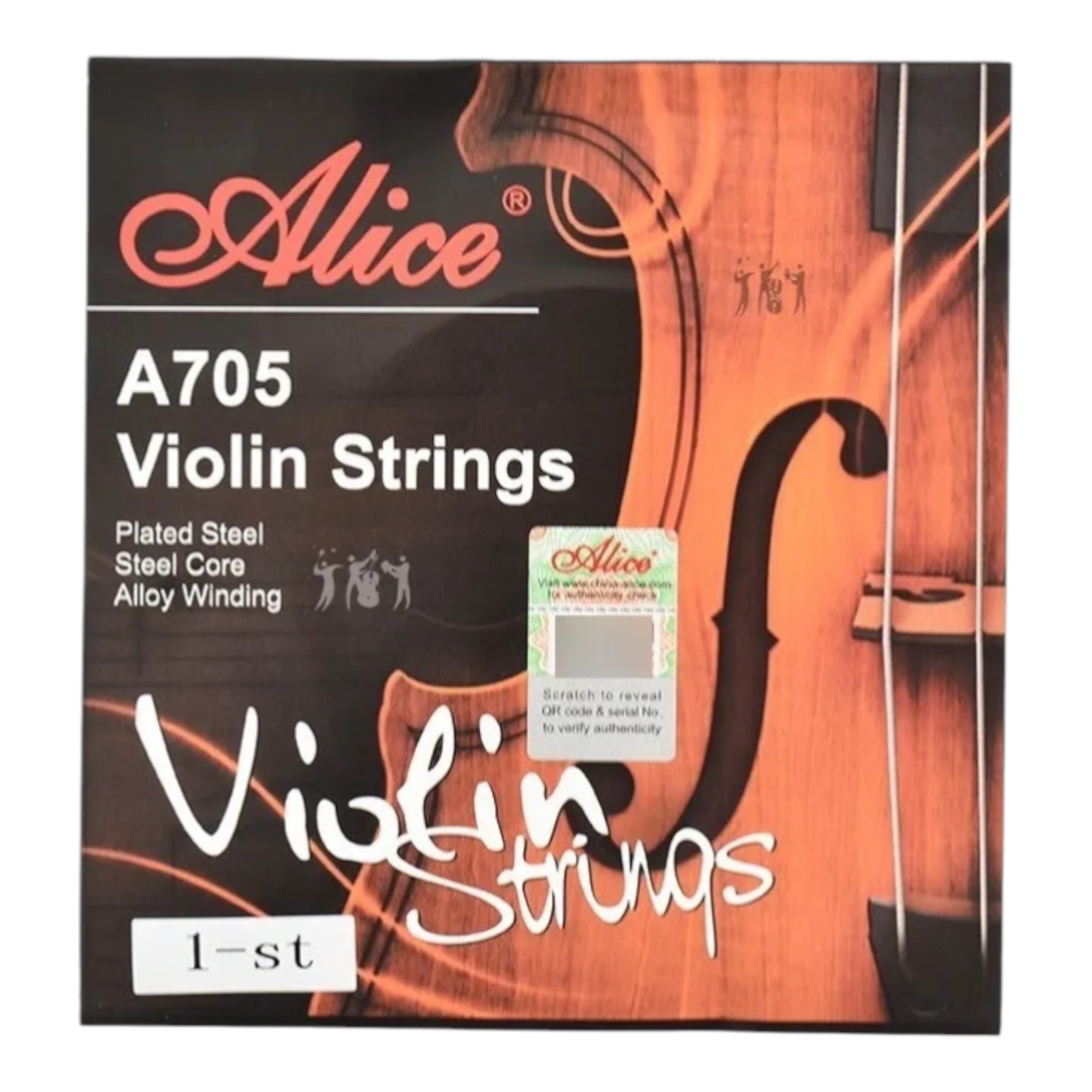 Cuerdas 1ra E Por Unidad Violin 3/4 Y 4/4 Alice A705-1