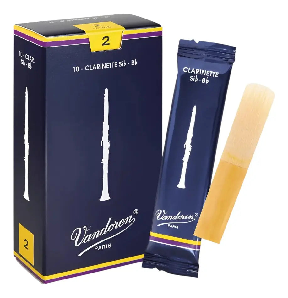 Caña Clarinete Bb # 2,0 Vandoren Cr102 Paquete X 3