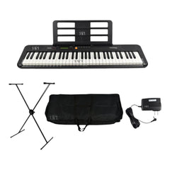 Teclado Casio Ct-s200 Bk + Base + Estuche Lona + Adaptador 110v