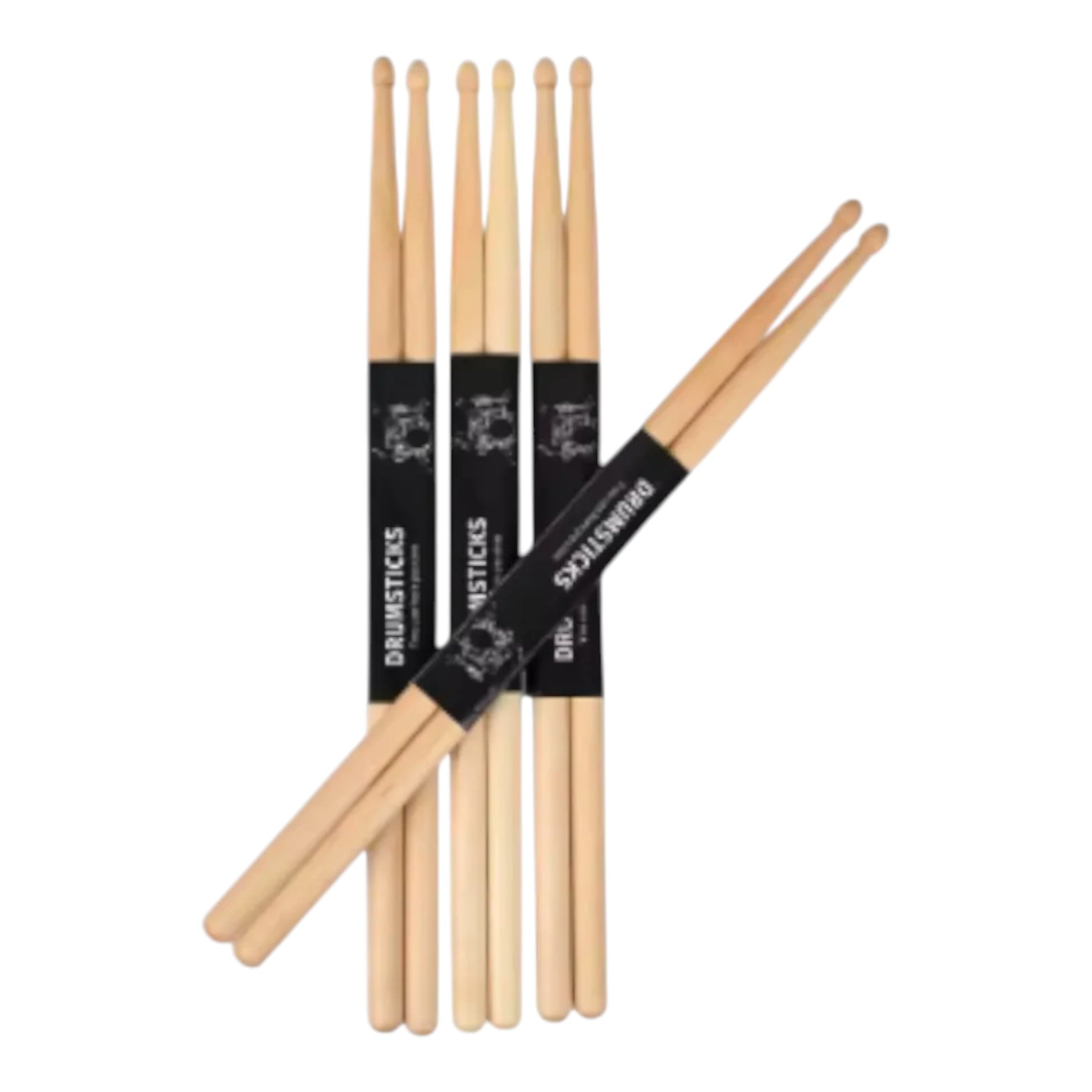 Baquetas Punta Madera 5a Par Play Jinbao Bateria Redoblante