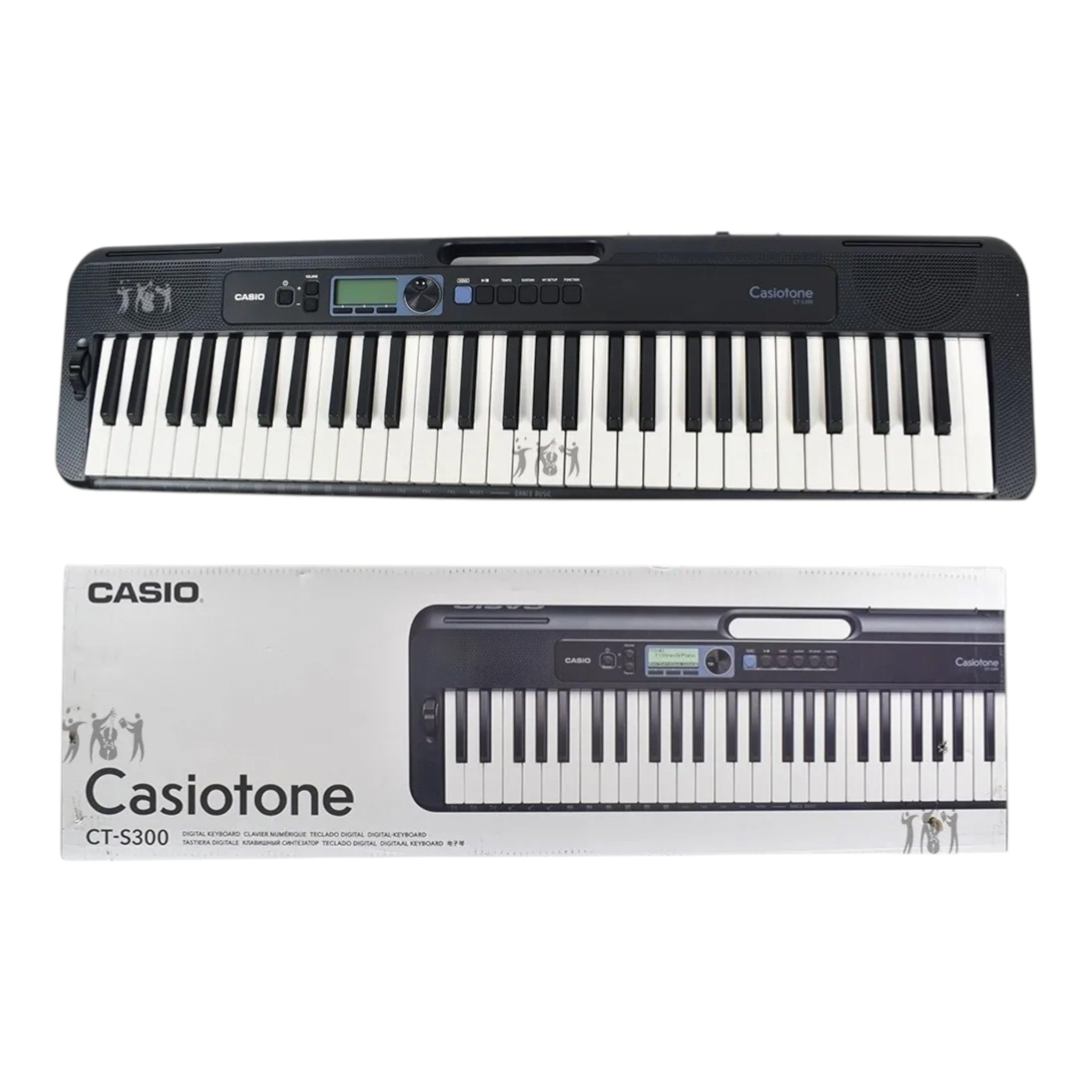 Teclado Casio Ct-s300 + Base + Estuche Lona + Adaptador 110v