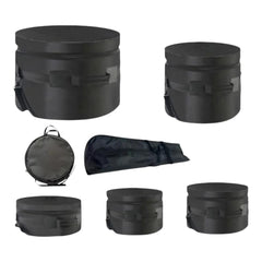 Set Estuches Bateria Acustica Semiduro + Estuche Platillos
