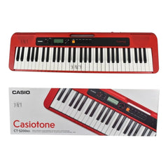 Teclado Casio Ct-s200 Rd + Base + Adaptador Organeta 110v