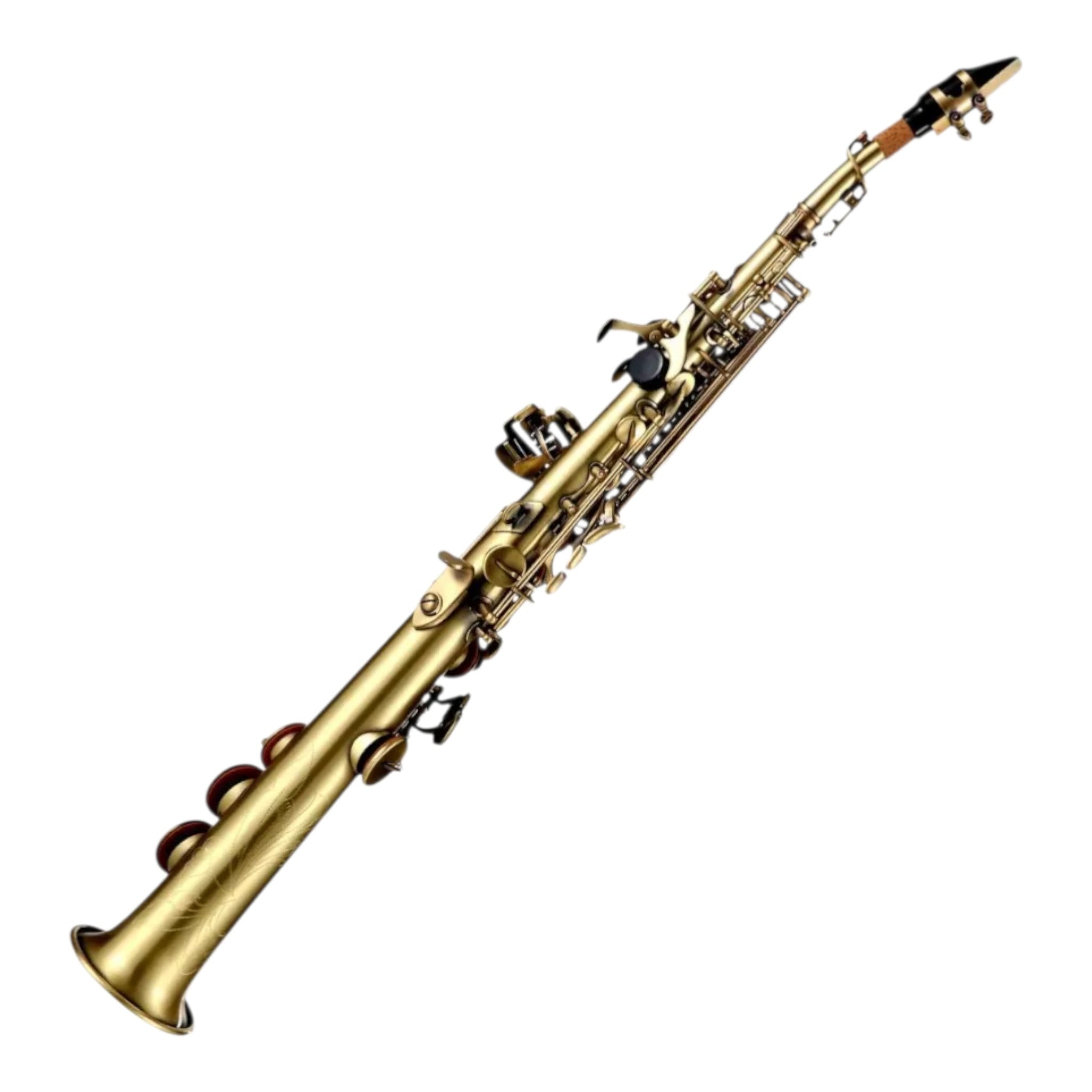 Boquilla Para Saxofón Soprano + Abrazadera + Tapa Boquilla