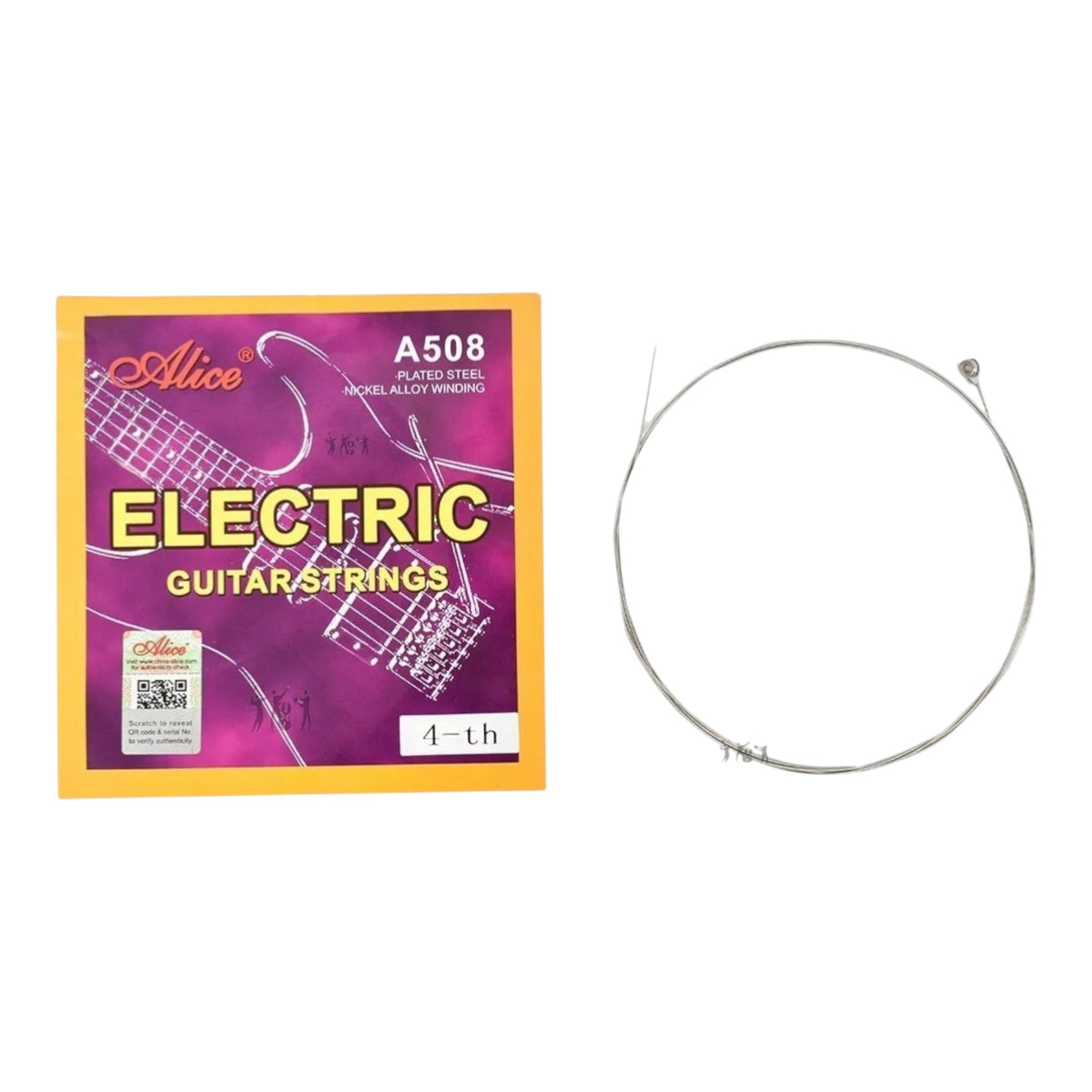 Cuerda 4ta Re Por Unidad Guitarra Electrica Alice A508 0.24