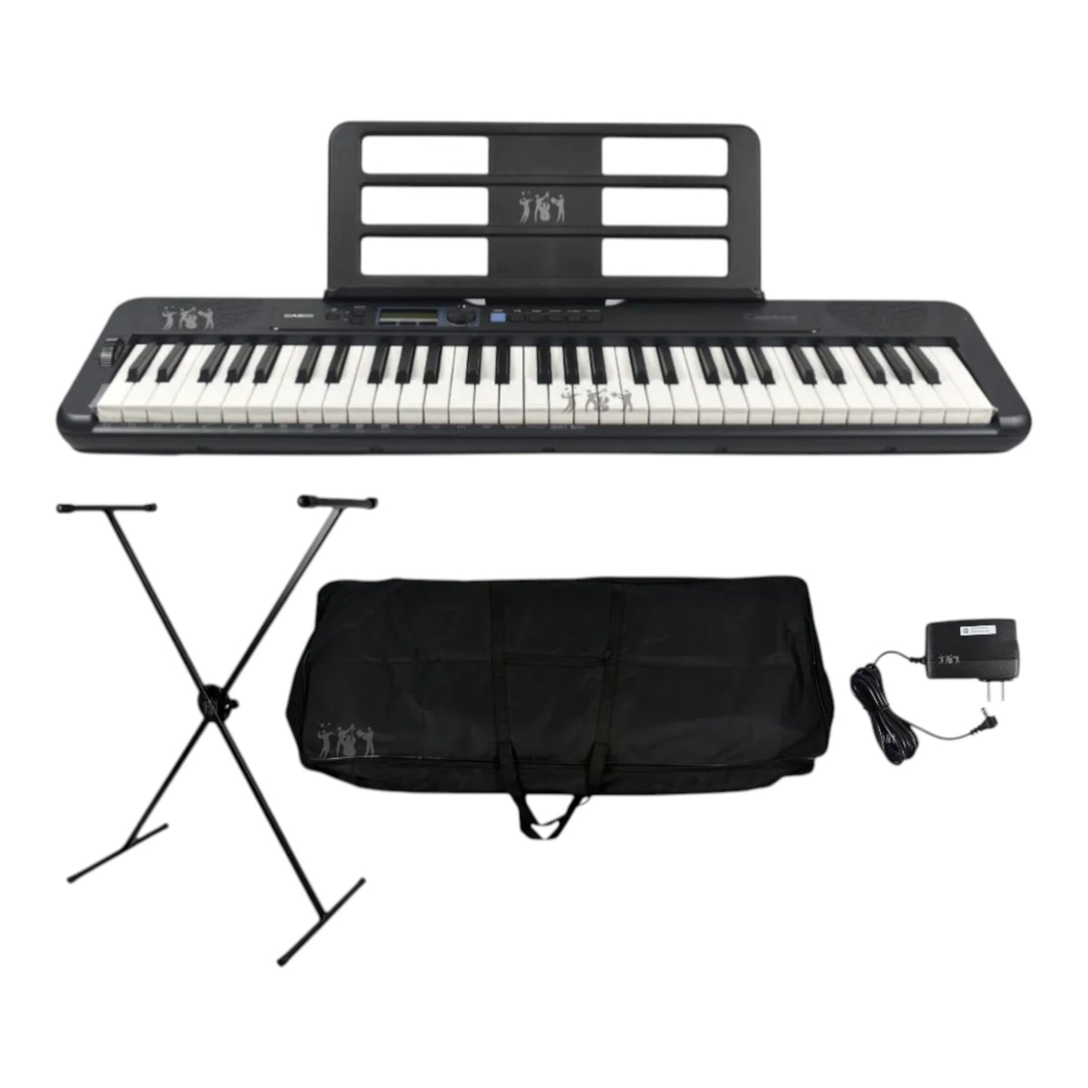 Teclado Casio Ct-s300 + Base + Estuche Lona + Adaptador 110v