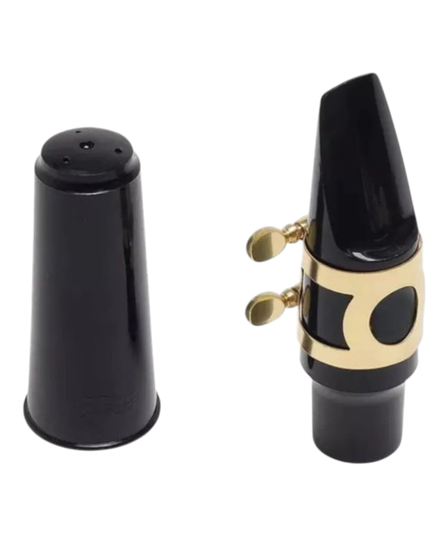 Boquilla Para Saxofón Tenor + Abrazadera + Tapa Boquilla