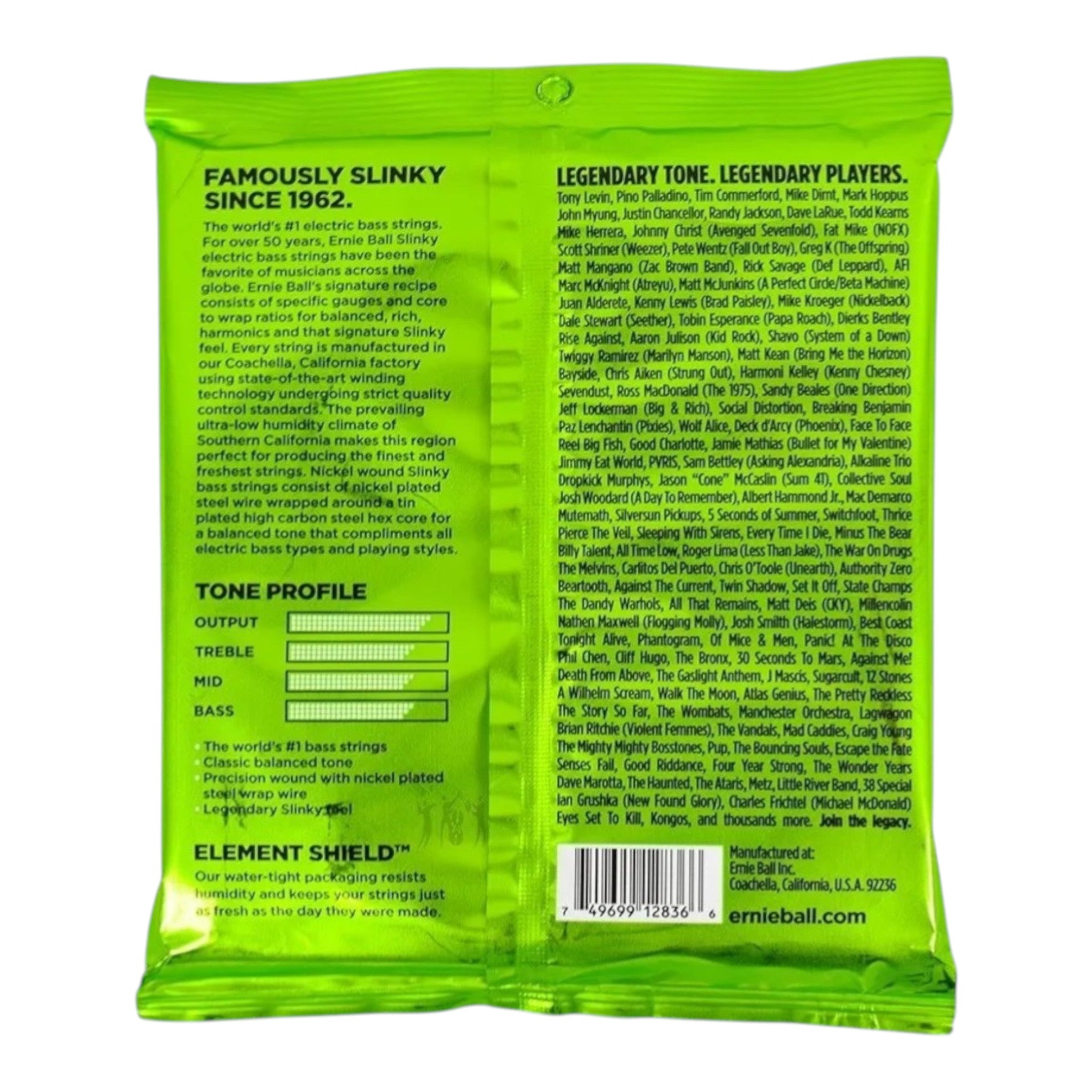 Encordado Bajo 5 Cuerdas Ernie Ball 2836 (45-130)