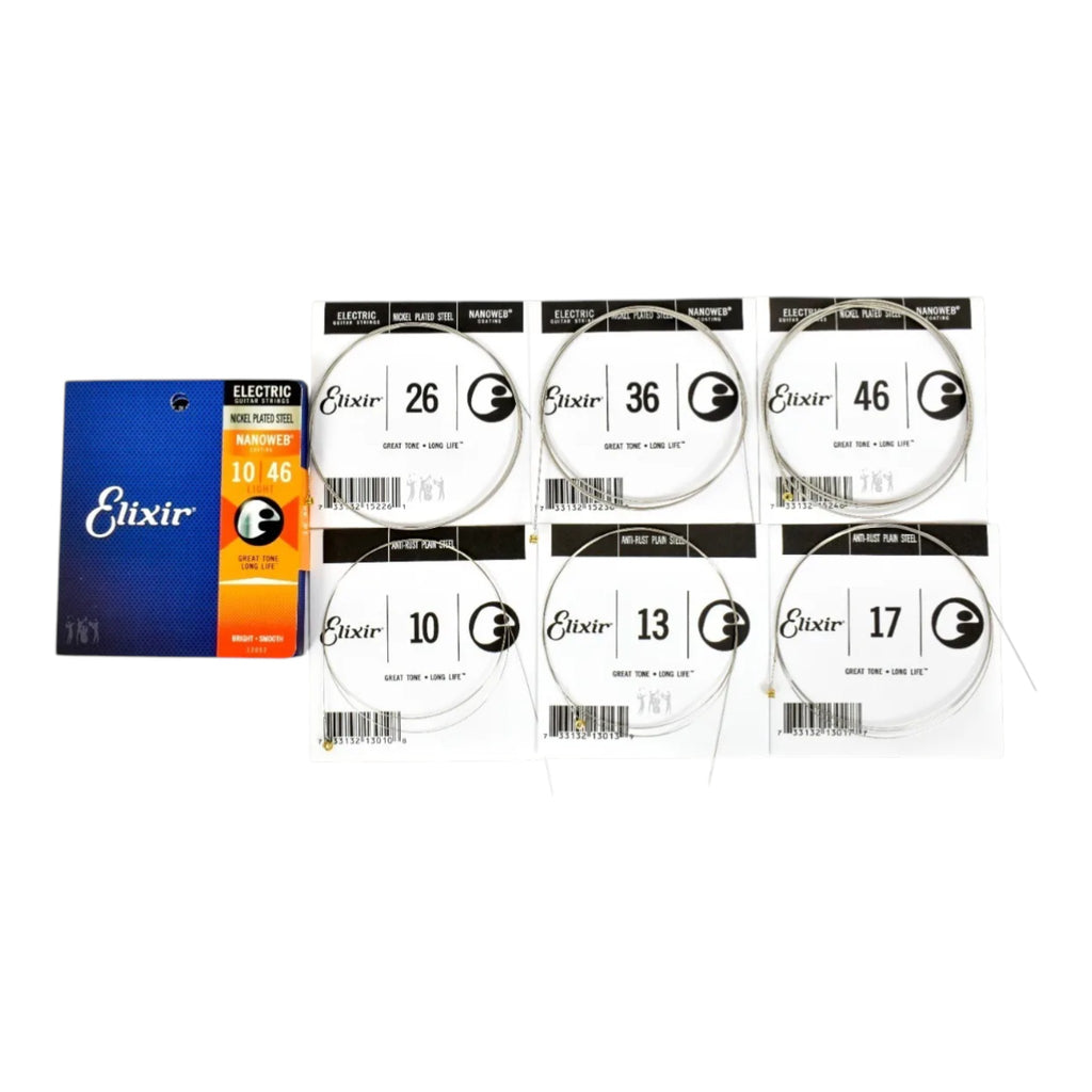 Encordado Guitarra Electrica Elixir Nanoweb 12052 (10-46)