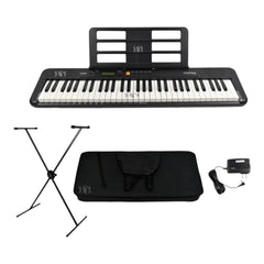 Teclado Casio Ct-s200 Bk + Base + Estuche Semiduro Adaptador